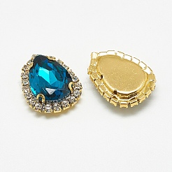 Sew on Rhinestone&nbsp;RGLA-T122-10x14-14G