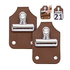 PU Leather Number Holder&nbsp;OFST-WH0709-071