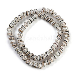 Handmade Gold Sand Lampwork Beads Strands&nbsp;LAMP-T007-13E