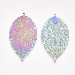 Ion Plating(IP) 304 Stainless Steel Filigree Big Pendants&nbsp;Y-STAS-S108-38