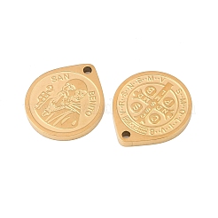 Religion 304 Stainless Steel Pendants&nbsp;STAS-Z190-11G-02