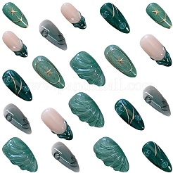1 Bag ABS Plastic Press On False Nails&nbsp;MRMJ-CP0001-60