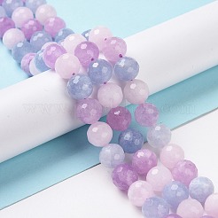 Natural Aquamarine & Rose Quartz & Amethyst Beads Strands&nbsp;G-H280-02B