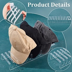 Acrylic Hat Display Racks&nbsp;DIY-WH0430-792