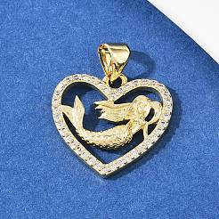 Brass Micro Pave Cubic Zirconia Pendant & Stud Earrings Sets for Women&nbsp;SJEW-F227-01M-G