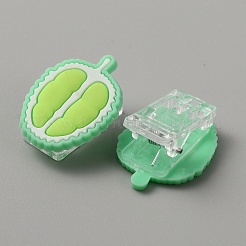Cute Fruit Silicone & Plastic Clips&nbsp;AJEW-WH0248-373G