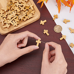 100Pcs Wood Pendants&nbsp;WOOD-SC0001-51