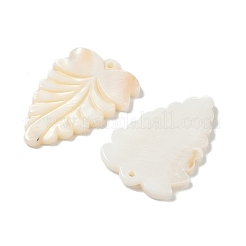 Natural Freshwater Shell Carved Pendants&nbsp;SHEL-K006-54E