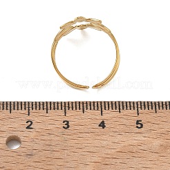 304 Stainless Steel Cuff Open Rings&nbsp;SA-CBA4030-10G