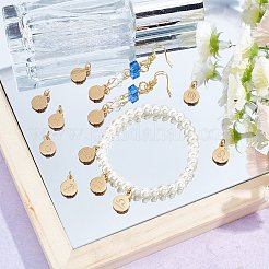 12Pcs 12 Style Golden Plated 304 Stainless Steel Charms&nbsp;STAS-DC0002-80