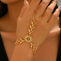 Vintage Brass Wheat Link Ring Bracelets&nbsp;AM3628