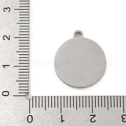 316 Surgical Stainless Steel Enamel Pendants&nbsp;STAS-M073-23P
