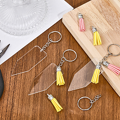 DIY Blank Keychain Making Kit&nbsp;DIY-WH0453-25