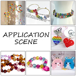 24 Colors Transparent Acrylic Beads&nbsp;TACR-PH0001-93B
