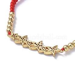 Adjustable Nylon Thread Braided Beads Bracelets&nbsp;BJEW-JB04431