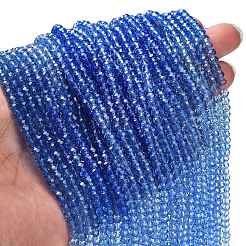 Transparent Painted Glass Beads Strands&nbsp;X1-DGLA-A034-T3mm-A01