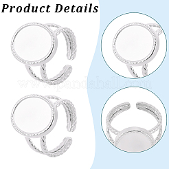 DIY Oval Finger Rings Making Kit&nbsp;DIY-BBC0003-15P