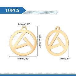 201 Stainless Steel Pendants&nbsp;STAS-UN0033-98