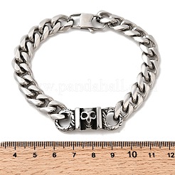 304 Stainless Steel Cuban Link Chains Bracelets&nbsp;BJEW-A092-02P