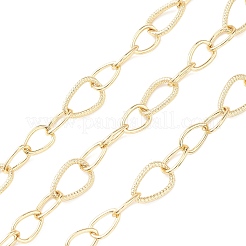 Rack Plating Brass Teardrop Link Chain&nbsp;CHC-K013-05