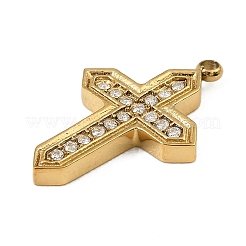 304 Stainless Steel Rhinestone Pendants&nbsp;LS-STAS-P430-01A-G01