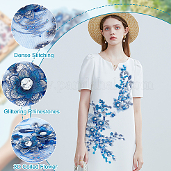 1 Set Polyester Embroidery Ornament Accessories&nbsp;PATC-BC0001-02C