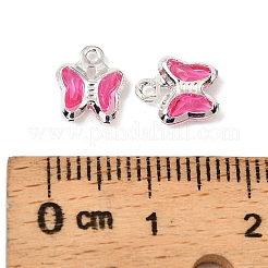 Brass Glass Charms&nbsp;KK-R216-19S-09