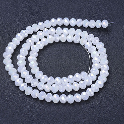 Electroplate Glass Beads Strands&nbsp;EGLA-A034-J1mm-B07