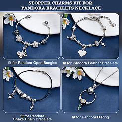 12Pcs 925 Sterling Silver Beads&nbsp;STER-DR0001-25A