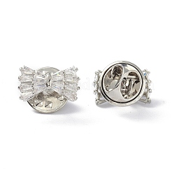 Sparkling Bowknot Brooch Pin&nbsp;JEWB-K006-04P