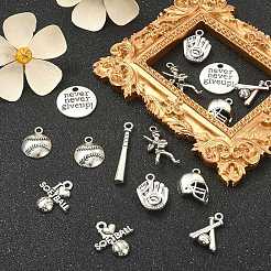 16Pcs 8 Style Tibetan Style Alloy Pendants Sets&nbsp;TIBEP-YW0001-41