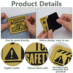 6Pcs Polyester Computerized Embroidery Cloth Sew on Patches&nbsp;DIY-FG0007-14