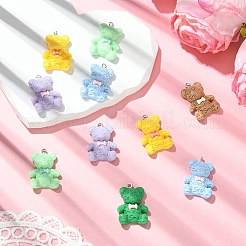 10Pcs Opaque Resin Pendants&nbsp;RESI-YW0005-17