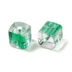 Two Tone Transparent Glass Beads&nbsp;GLAA-NH0001-03I