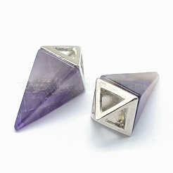 Natural Amethyst Pendants&nbsp;X-KK-E757-D-05P