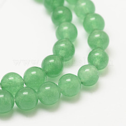Natural White Jade Beads Strands&nbsp;G-G735-42-6mm-1