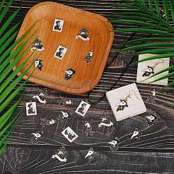 25Pcs 5 Style Alloy Enamel Pendants&nbsp;ENAM-SZ0004-13
