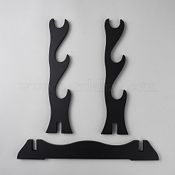 3-Tier MDF Board Sword Katana Holder Stands&nbsp;ODIS-WH0030-219B