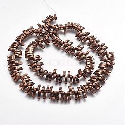 Non-magnetic Synthetic Hematite Beads Strands&nbsp;G-P218-12-05