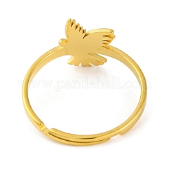 201 Stainless Steel Adjustable Rings for Women&nbsp;RJEW-D082-02H