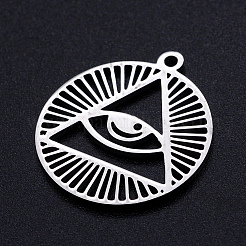 Non-Tarnish 201 Stainless Steel Pendants&nbsp;STAS-S105-JN881-1