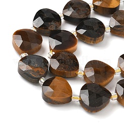 Natural Tiger Eye Beads Strands&nbsp;G-D316-A10