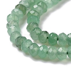 Dyed Natural Malaysia Jade Rondelle Beads Strands&nbsp;G-E316-2x4mm-M
