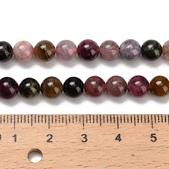Natural Multicolor Tourmaline Beads&nbsp;G-C259-B05-6mm