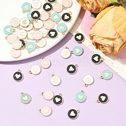 30Pcs Alloy Enamel Charms&nbsp;ENAM-YW0006-13A