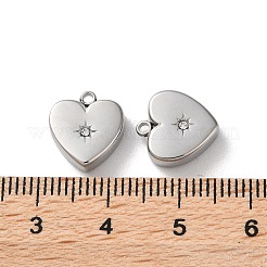 304 Stainless Steel with Rhinestone Pendants&nbsp;STAS-L022-394P
