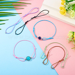30Pcs 10 Colors Nylon Thread Cord Bracelets Making&nbsp;BJEW-TAC0040