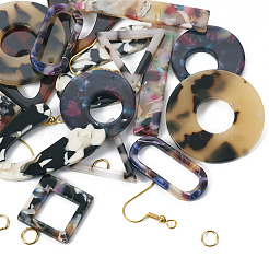 DIY Geometry Earrings Making Kit&nbsp;DIY-TA0004-86