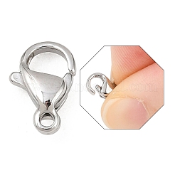 Tarnish Resistant 316 Surgical Stainless Steel Lobster Claw Clasps&nbsp;STAS-316-FL10A