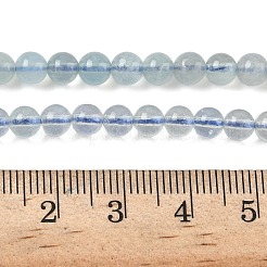 Natural Aquamarine Beads Strands&nbsp;G-D327-B01-5mm